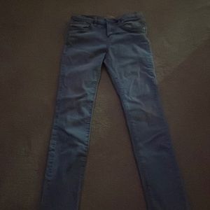 Blue skinny jeans girls